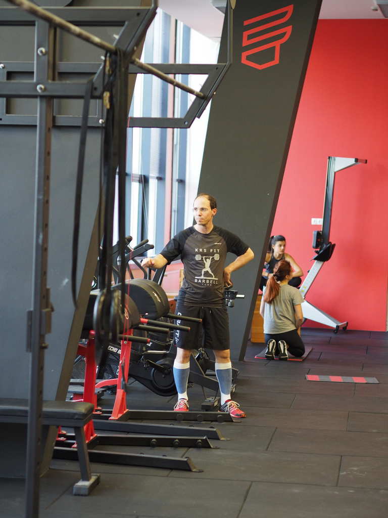 FrontRack Lunges Strict HSPU CrossFit Serdika CrossFit in the